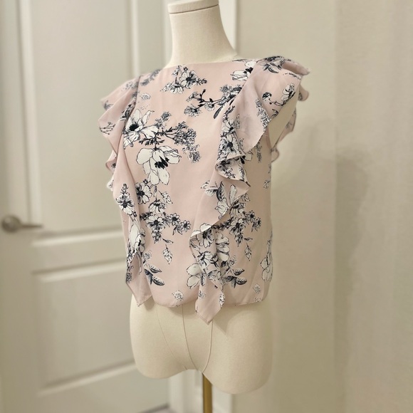 Miss Selfridge Silky Ruffled Blouse - Picture 3 of 4
